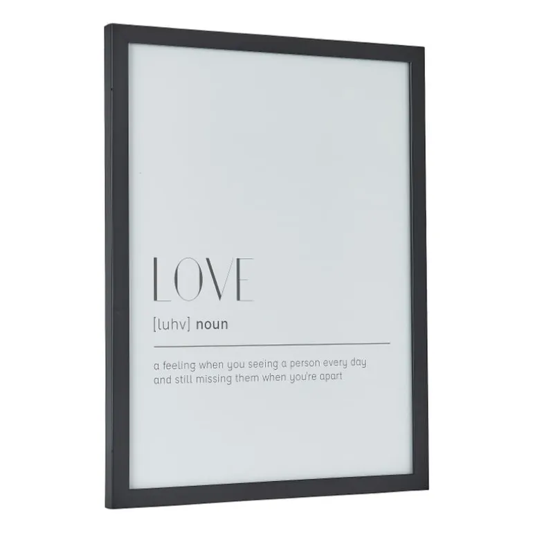 Fotolijst basic - zwart - 30x40 cm