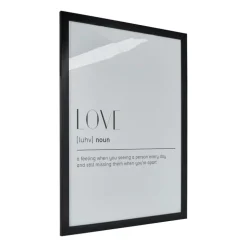 Fotolijst basic - zwart - 50x70 cm