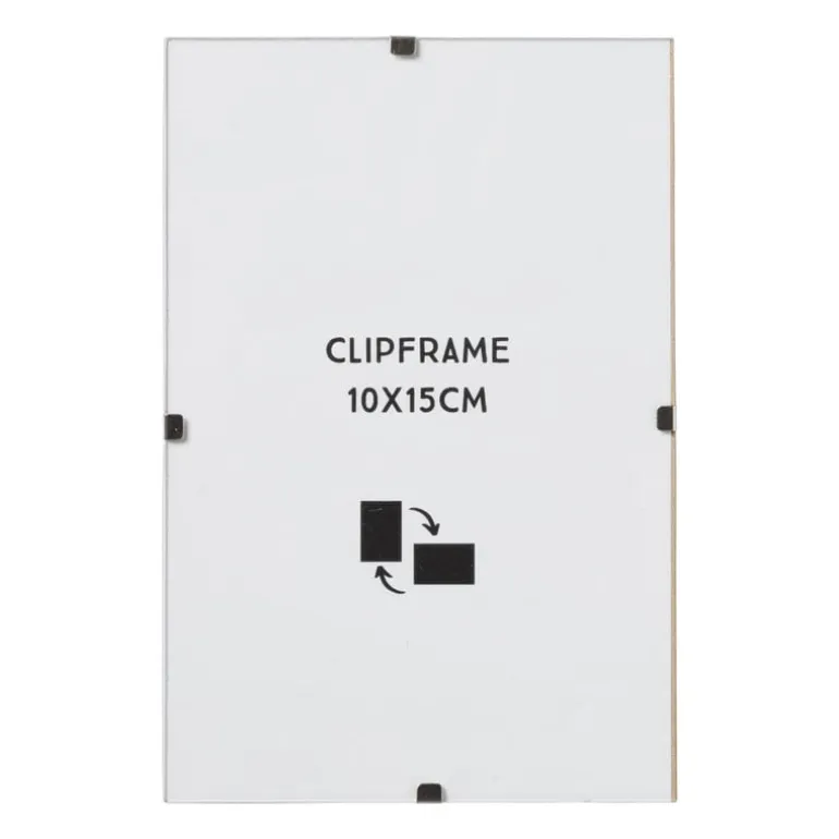 Fotolijst clip frame - glas - 10x15 cm