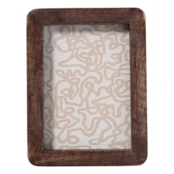 Fotolijst hout groot - bruin - 12.7x17.8 cm