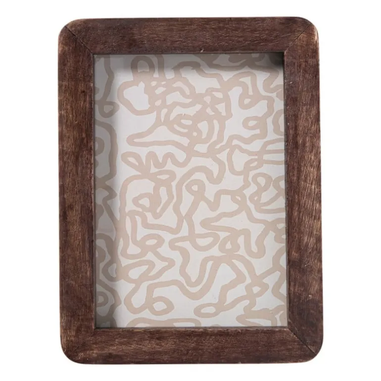 Fotolijst hout groot - bruin - 12.7x17.8 cm