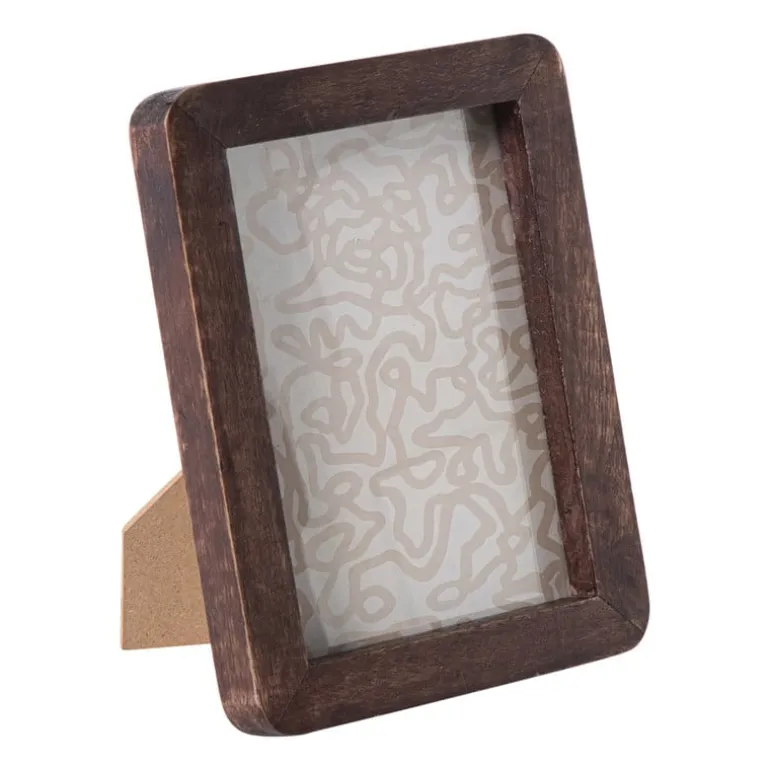 Fotolijst hout groot - bruin - 12.7x17.8 cm