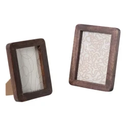Fotolijst hout klein - bruin - 10x15 cm