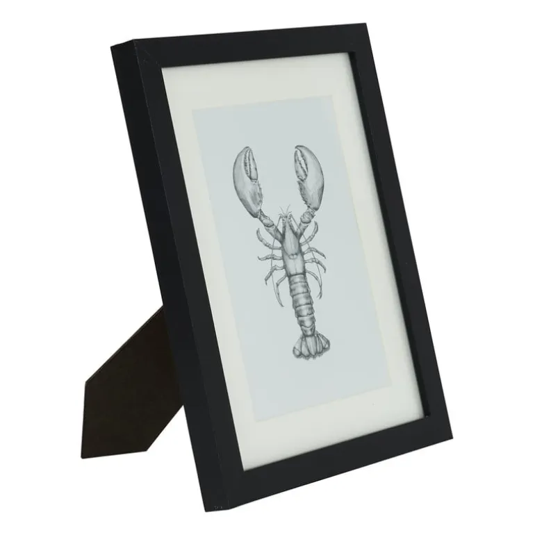 Fotolijst met passe partout - zwart - 13x18 cm