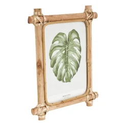 Fotolijst met rotan frame - 13x18 cm