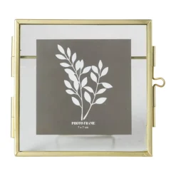 Fotolijst mini - goudkleurig - 10x10 cm