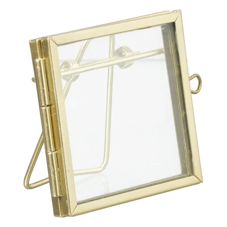 Fotolijst mini - goudkleurig - 6x6 cm