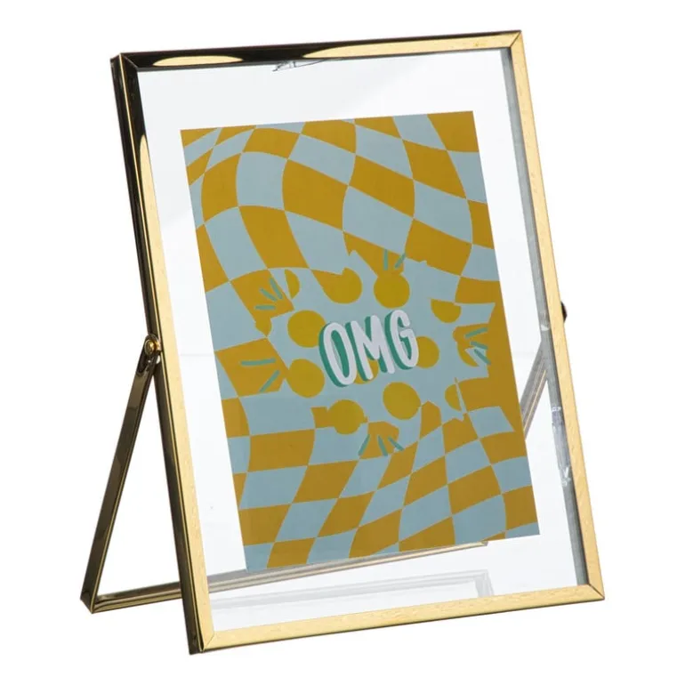 Fotolijst staand - goud - 18x23 cm
