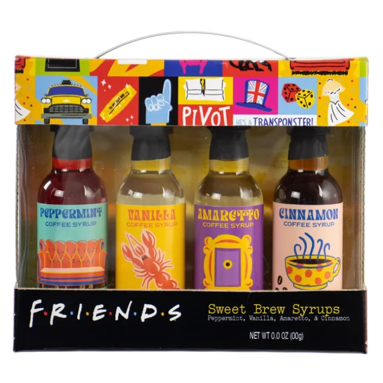 Friends koffie siropen set - multikleur - set van 4