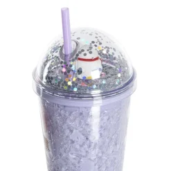 Funny beker kat - paars - 450 ml