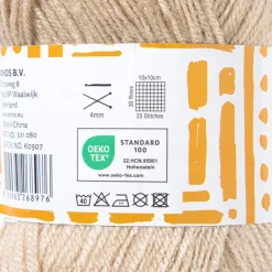 Garen acryl - beige - 100 gram - 240 meter