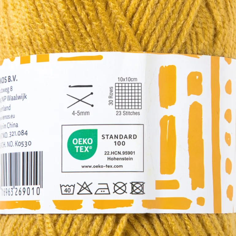 Garen acryl - geel - 100 gram - 240 meter