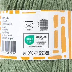 Garen acryl - groen - 100 gram - 240 meter