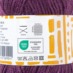 Garen acryl - paars - 100 gram - 240 meter