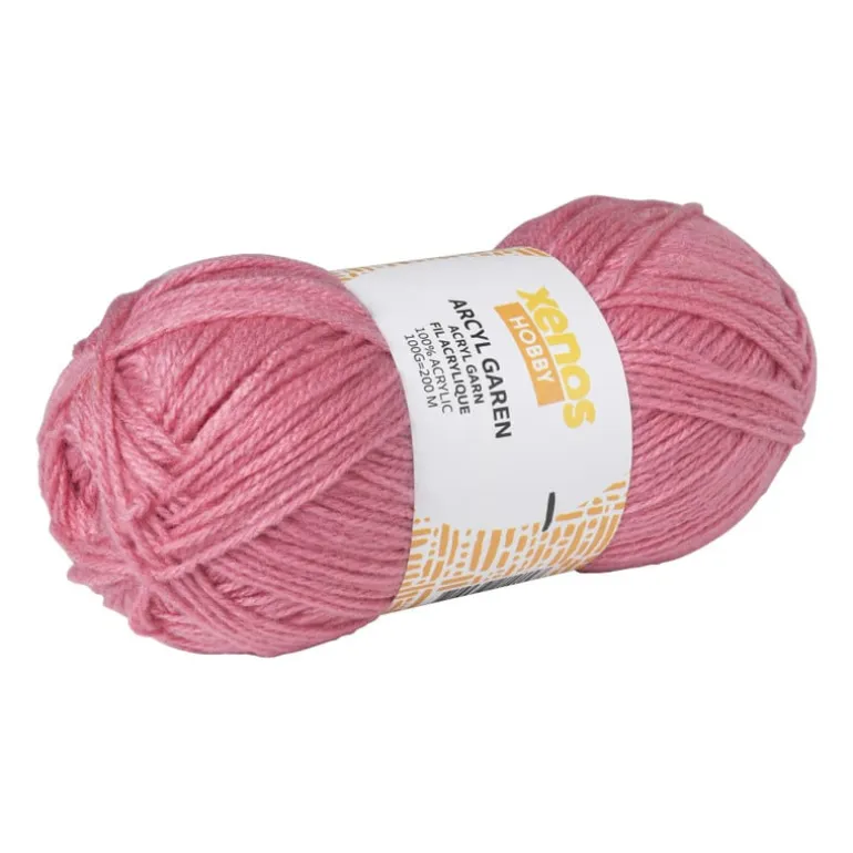 Garen acryl - peach - 100 gram - 250 meter