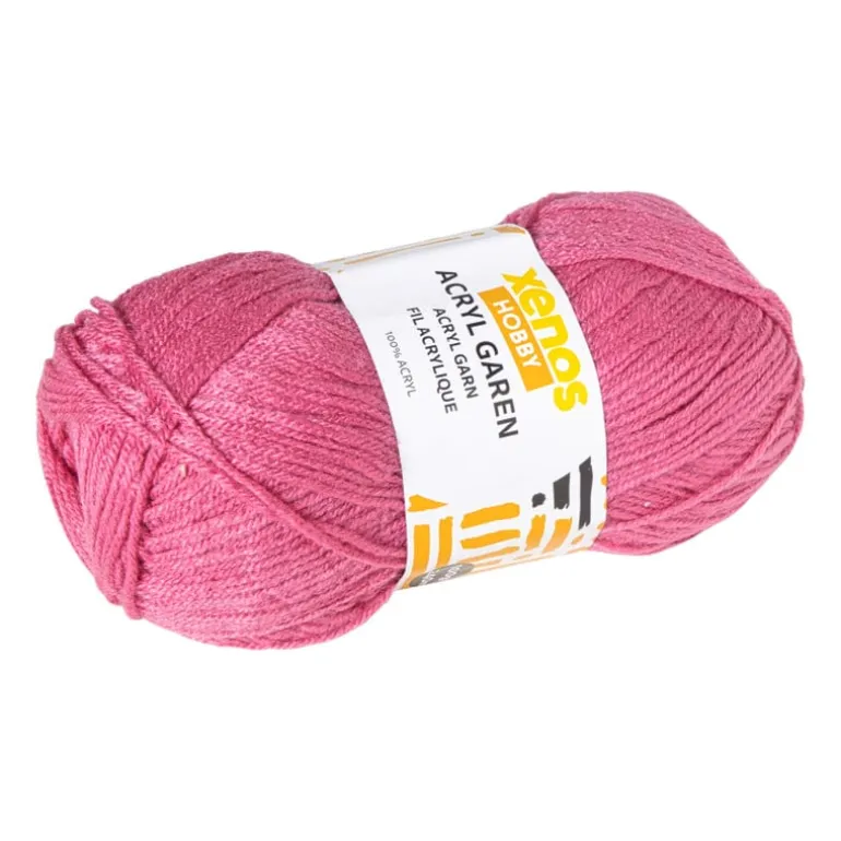 Garen acryl - roze - 100 gram - 240 meter