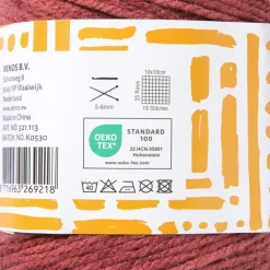 Garen cakemix - rood - 100 gram - 160 meter