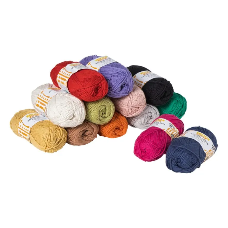 Garen katoen - fuchsia - 50 gram - 125 meter