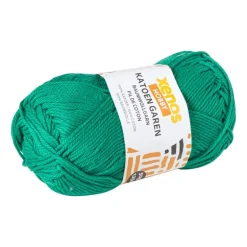 Garen katoen - groen - 50 gram - 125 meter