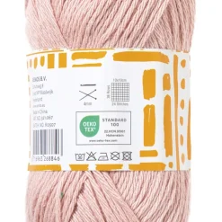 Garen katoen - lichtroze - 50 gram - 125 meter