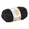 Garen katoen - zwart - 50 gram - 125 meter