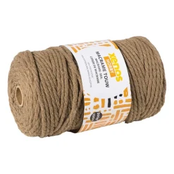 Garen macramé - bruin - 500 gram - 100 meter