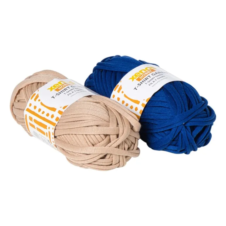 Garen t-shirt - blauw - 100 gram - 29 meter