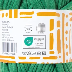 Garen t-shirt - groen - 100 gram - 29 meter