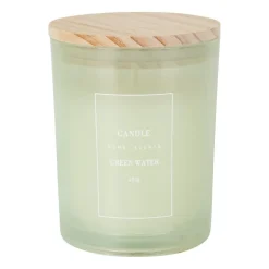Geurkaars - green water - ø8x10 cm