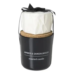 Geurkaars met refill - amber & sandalwood