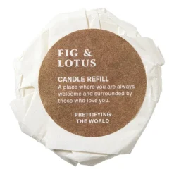Geurkaars met refill - vijg & lotus