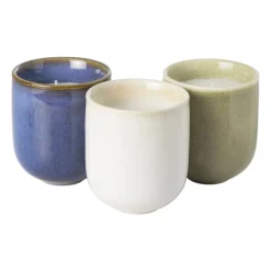 Geurkaars rose amberwood - groen - ø8.2x9.3 cm