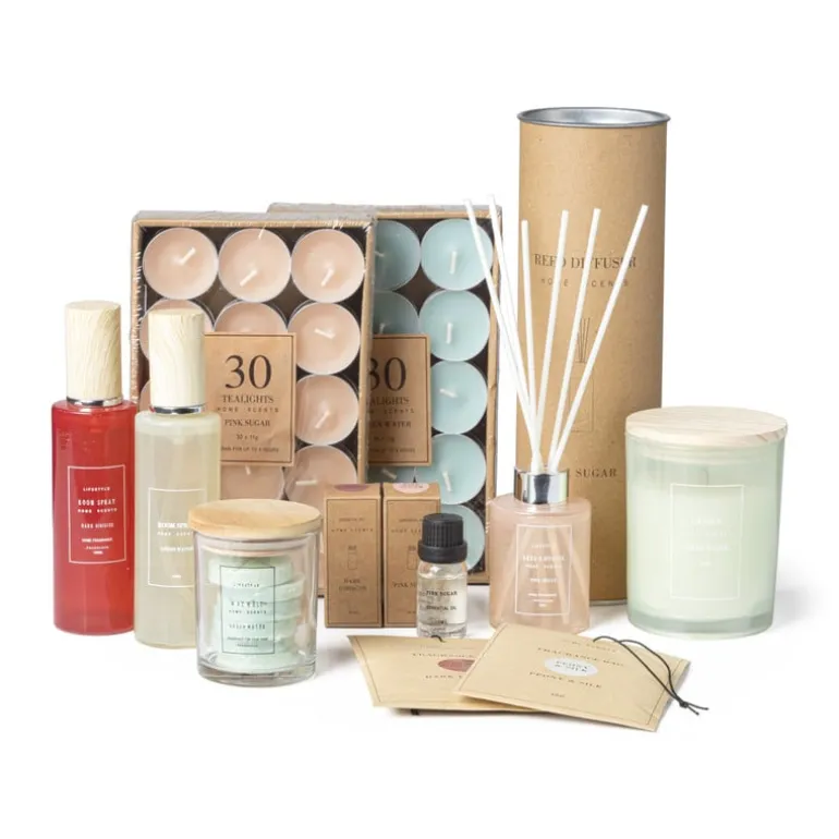 Geurtheelichten - pink sugar - set van 30