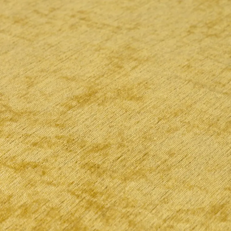 Gordijn chenille - geel - 140x250 cm