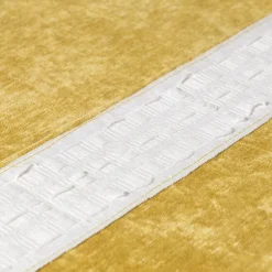 Gordijn chenille - geel - 140x250 cm