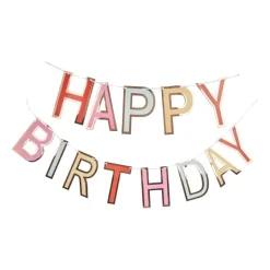 Guirlande happy b'day - 2,5 meter