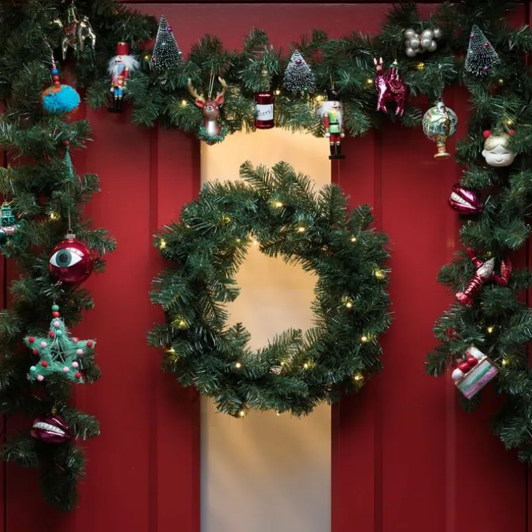 Guirlande met verlichting - 270 cm