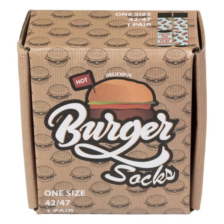 Hamburger sokken - diverse varianten - maat 42-47