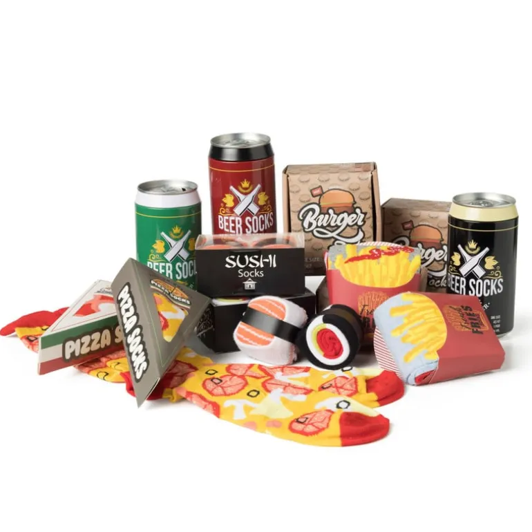 Hamburger sokken - diverse varianten - maat 42-47