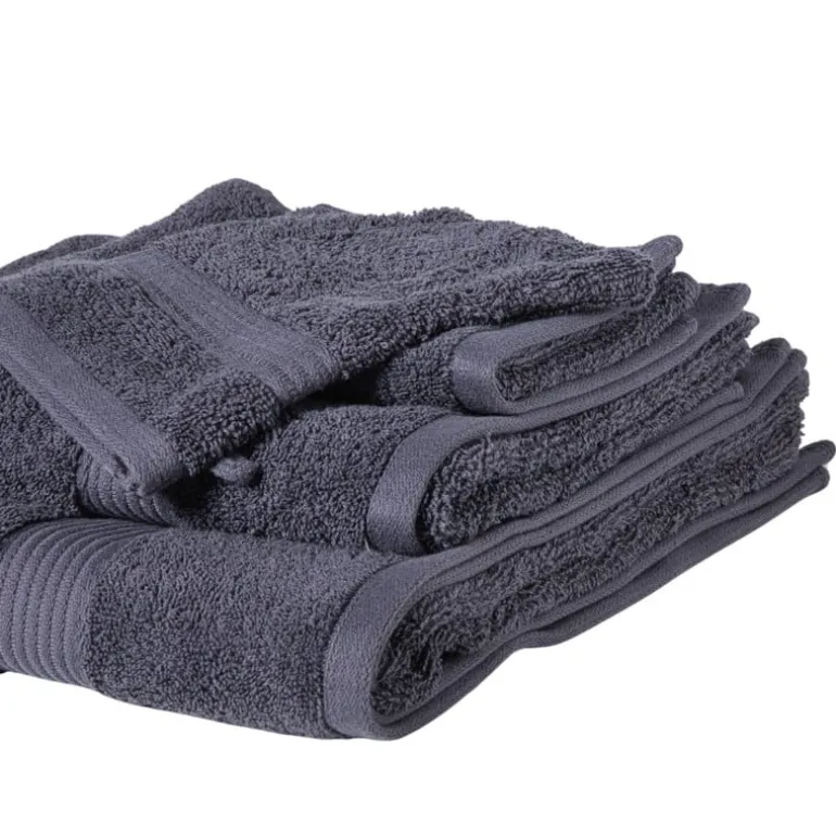 Handdoek - grijs - 50x100 cm