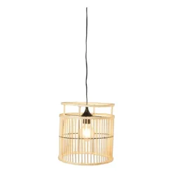 Hanglamp bamboe - naturel - ⌀28x33 cm