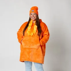 Hawaii slinger - 115 cm - oranje