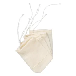 Herbruikbare theezakjes katoen - set van 4