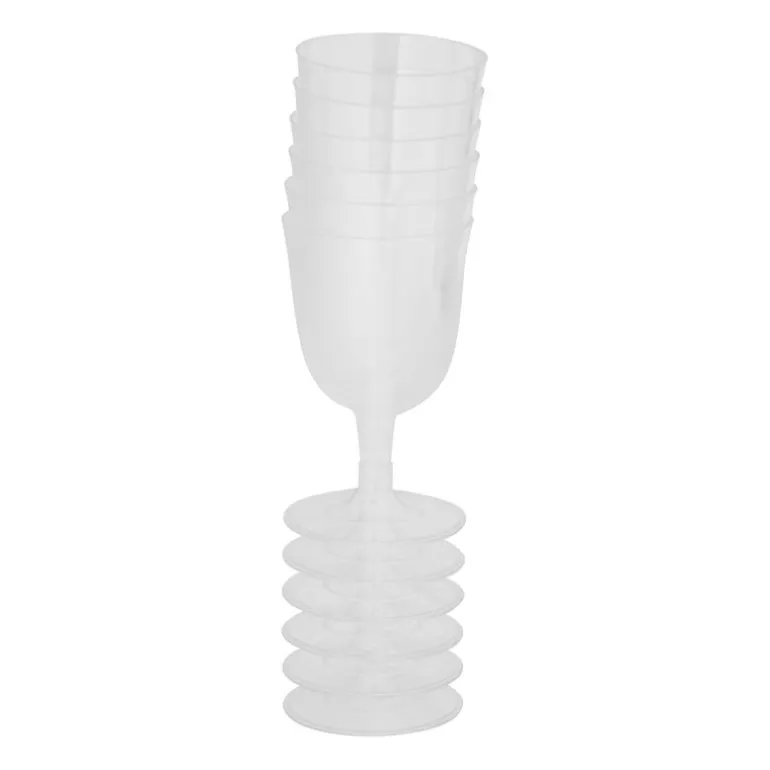 Herbruikbare wijnglazen - 6 stuks - 160 ml