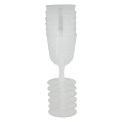 Herbruikbare wijnglazen - 6 stuks - 160 ml