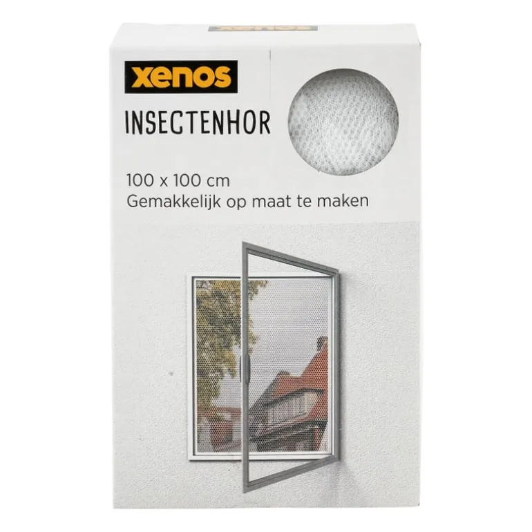 Hordoek voor kozijn - wit - 100x100 cm