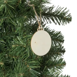 Houten kerstbal DIY - set van 10