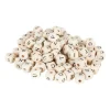 Houten kralen alfabet - naturel - circa 90 stuks