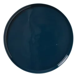 Hugo Kennis dinerbord - blauw/wit - ø26 cm