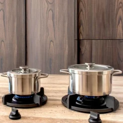 Hugo Kennis pannenset inclusief deksel met afgietsysteem - set van 5